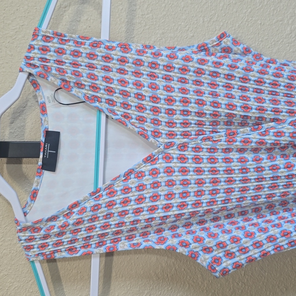 NWT T Tahari Fit And Flare Midi Dress In XS - Picture 4 of 14